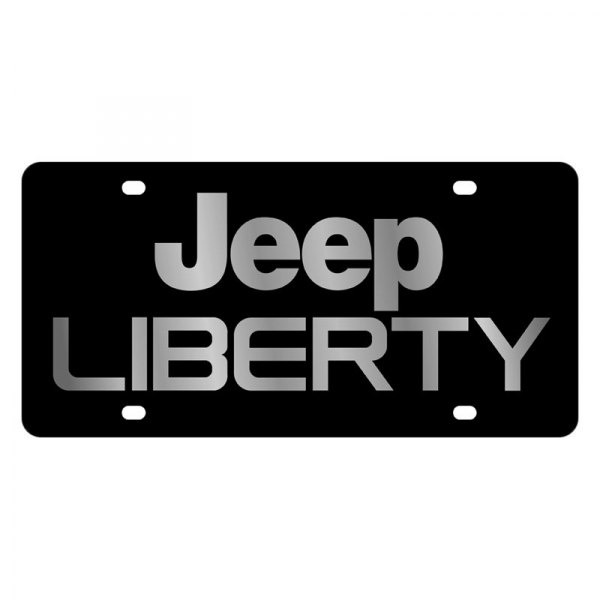 Eurosport Daytona® - MOPAR Lazertag License Plate with Jeep Liberty Logo