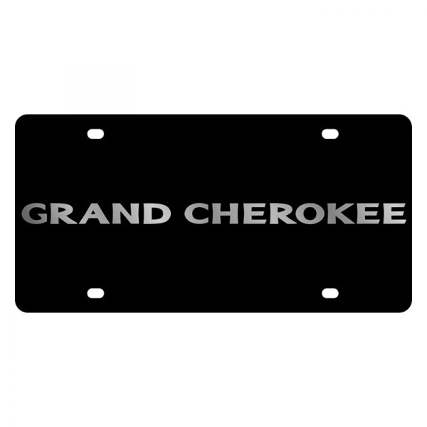Eurosport Daytona® - MOPAR Lazertag License Plate with Grand Cherokee New Logo