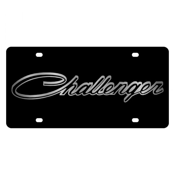 Eurosport Daytona® - MOPAR Lazertag License Plate with Challenger Logo