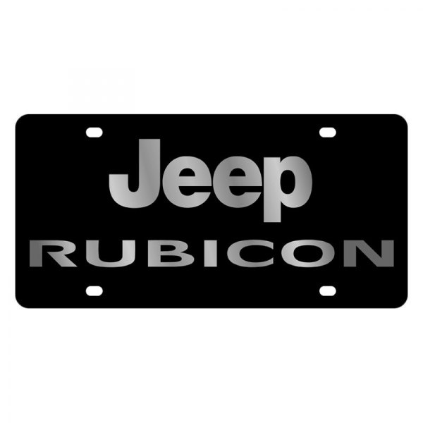 Eurosport Daytona® - MOPAR Lazertag License Plate with Rubicon Logo