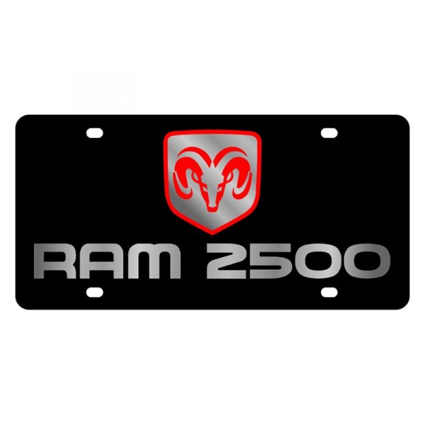 Eurosport Daytona® - MOPAR Lazertag License Plate with Ram 2500 Logo and Dodge Emblem