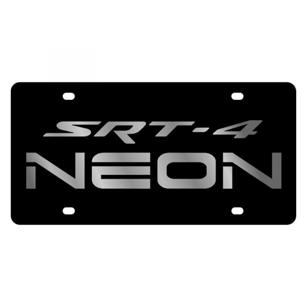 Eurosport Daytona® - MOPAR Lazertag License Plate with Neon SRT-4 Logo