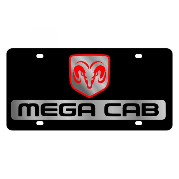 Eurosport Daytona® - MOPAR Lazertag License Plate with Dodge Mega Cab Logo