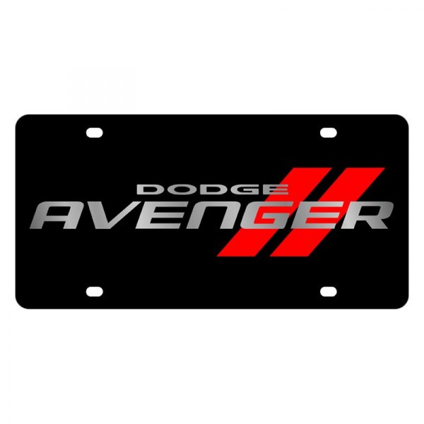 Eurosport Daytona® - MOPAR Lazertag License Plate with Dodge Avenger New Logo and Emblem
