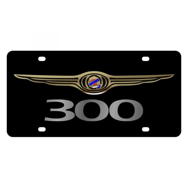 Eurosport Daytona® - MOPAR Lazertag License Plate with 300 Logo and Chrysler Emblem