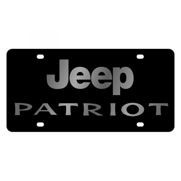 Eurosport Daytona® - MOPAR Lazertag License Plate with Jeep Patriot Logo