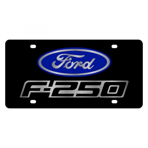 Eurosport Daytona® - Ford Motor Company Lazertag License Plate with F-250 New Logo and Blue Ford Emblem