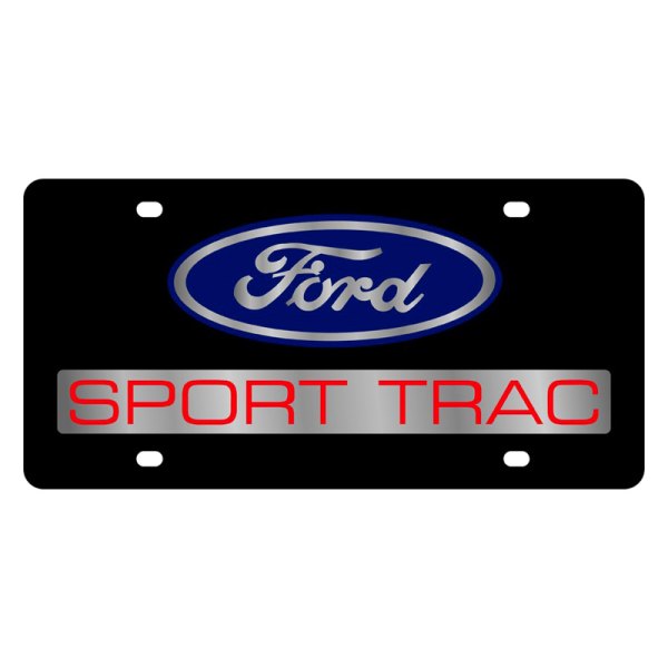 Eurosport Daytona® - Ford Motor Company Lazertag License Plate with Sport Trac Logo and Ford Emblem