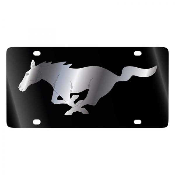 Eurosport Daytona® - Ford Motor Company Lazertag License Plate with Mustang Emblem