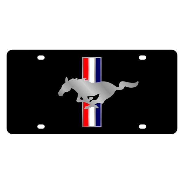 Eurosport Daytona® - Ford Motor Company Lazertag License Plate with Mustang Emblem & Tri-Bar