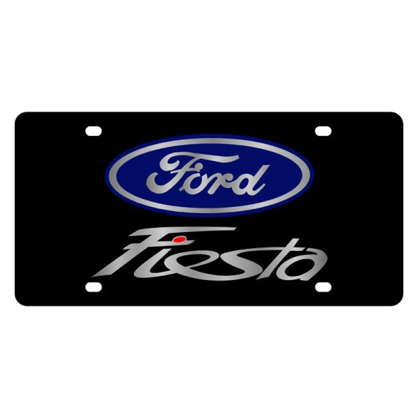 Eurosport Daytona® - Ford Motor Company Lazertag License Plate with Fiesta Logo and Ford Emblem