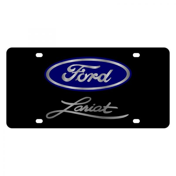 Eurosport Daytona® - Ford Motor Company Lazertag License Plate with Lariat Logo and Ford Emblem