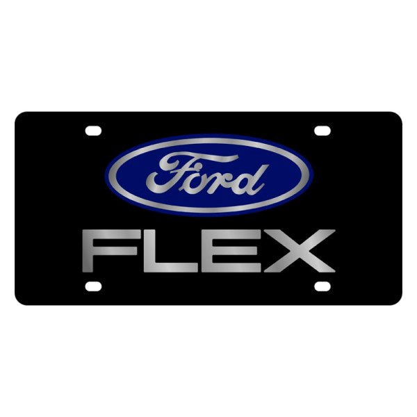 Eurosport Daytona® - Ford Motor Company Lazertag License Plate with Flex Logo and Ford Emblem