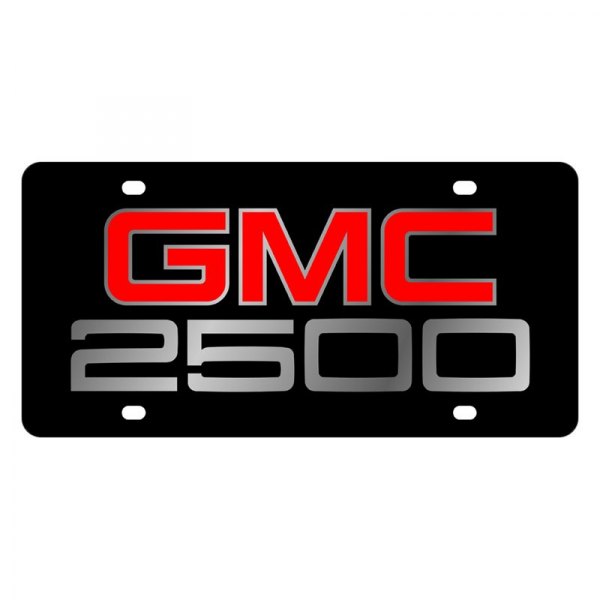 Eurosport Daytona® - GM Lazertag License Plate with GMC 2500 Logo