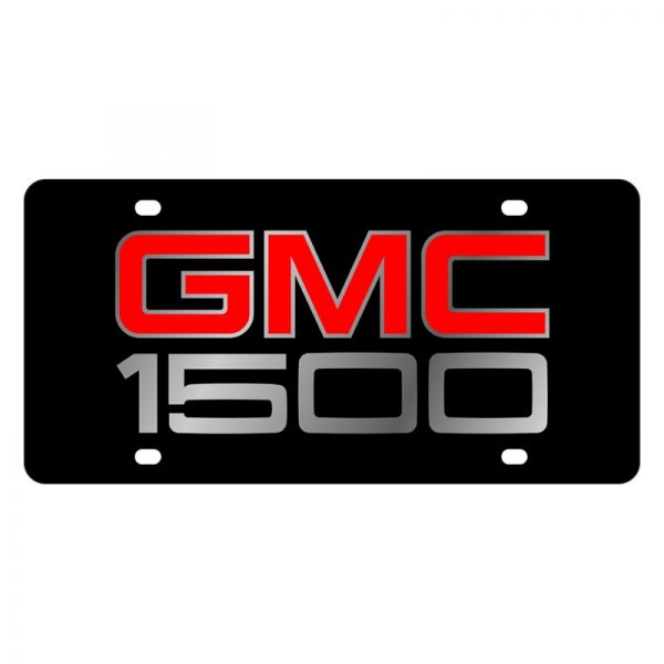 Eurosport Daytona® - GM Lazertag License Plate with GMC 1500 Logo
