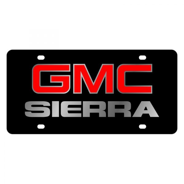 Eurosport Daytona® - GM Lazertag License Plate with GMC Sierra Logo