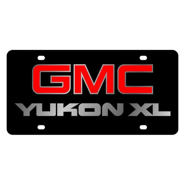 Eurosport Daytona® - GM Lazertag License Plate with GMC Yukon XL Logo