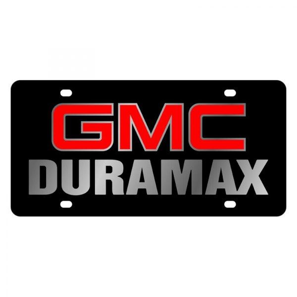 Eurosport Daytona® - GM Lazertag License Plate with GMC Duramax Logo