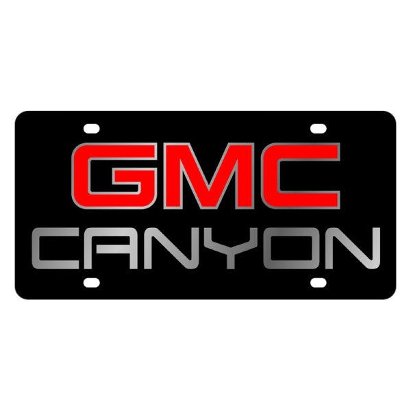 Eurosport Daytona® - GM Lazertag License Plate with GMC Canyon Logo
