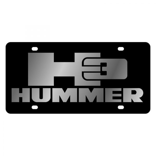 Eurosport Daytona® - GM Lazertag License Plate with Hummer H3 Logo