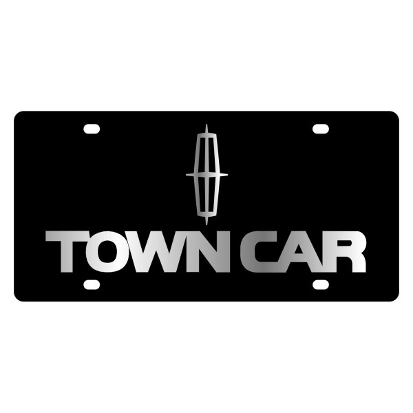 Eurosport Daytona® - Ford Motor Company Lazertag License Plate with Town Car Logo and Lincoln Emblem