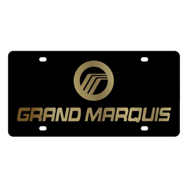 Eurosport Daytona® - Ford Motor Company Lazertag License Plate with Grand Marquis Logo and Mercury Emblem