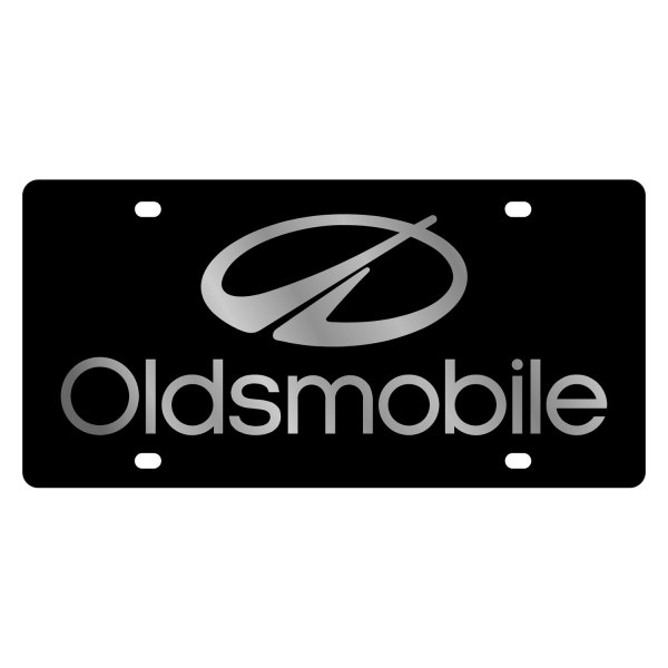 Eurosport Daytona® - GM Lazertag License Plate with Oldsmobile Logo and Emblem