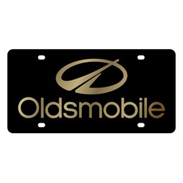 Eurosport Daytona® - GM Lazertag License Plate with Oldsmobile Logo and Emblem