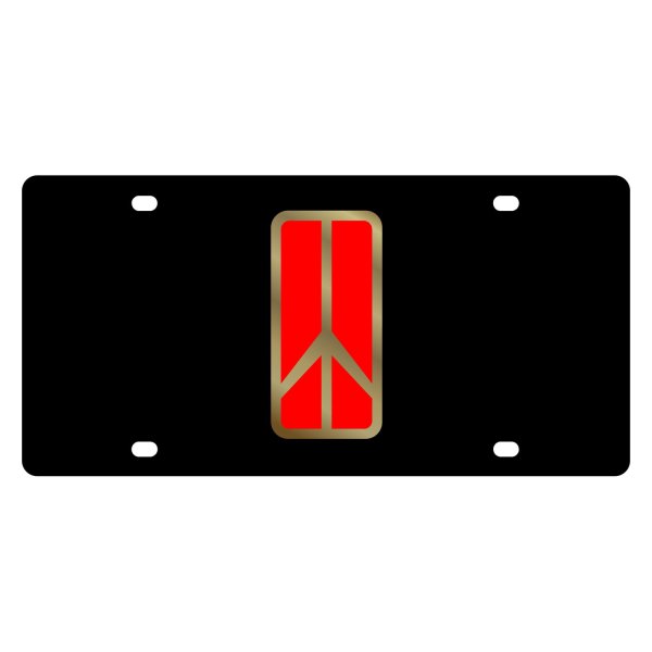 Eurosport Daytona® - GM Lazertag License Plate with Oldsmobile Rocket Emblem