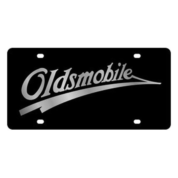 Eurosport Daytona® - GM Lazertag License Plate with Oldsmobile Retro Logo