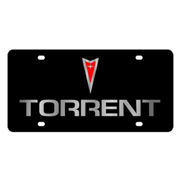 Eurosport Daytona® - GM Lazertag License Plate with Torrent Logo and Pontiac Emblem