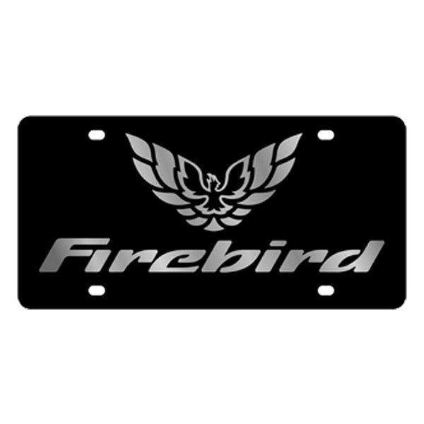 Eurosport Daytona® - GM Lazertag License Plate with Firebird Logo and Emblem