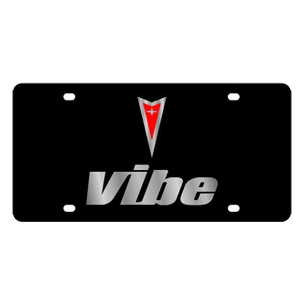 Eurosport Daytona® - GM Lazertag License Plate with Vibe Logo and Pontiac Emblem