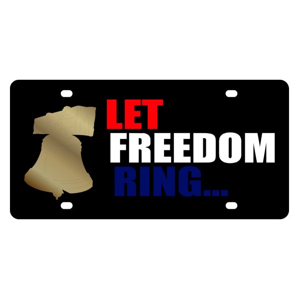 Eurosport Daytona® - LSN Lazertag License Plate with Let Freedom Ring Logo