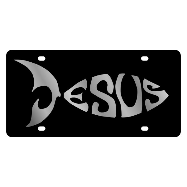 Eurosport Daytona® - LSN License Plate with Jesus-Fish Logo