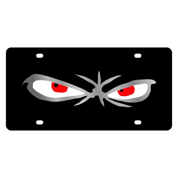 Eurosport Daytona® - LSN Lazertag License Plate with Scary Eyes Logo