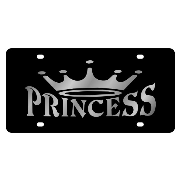 Eurosport Daytona® - LSN Lazertag License Plate with Princess With Crown Logo