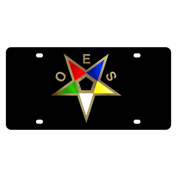 Eurosport Daytona® - LSN Lazertag License Plate with Eastern Star Logo