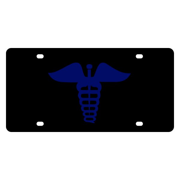 Eurosport Daytona® - LSN Lazertag License Plate with Medical Caducius Logo