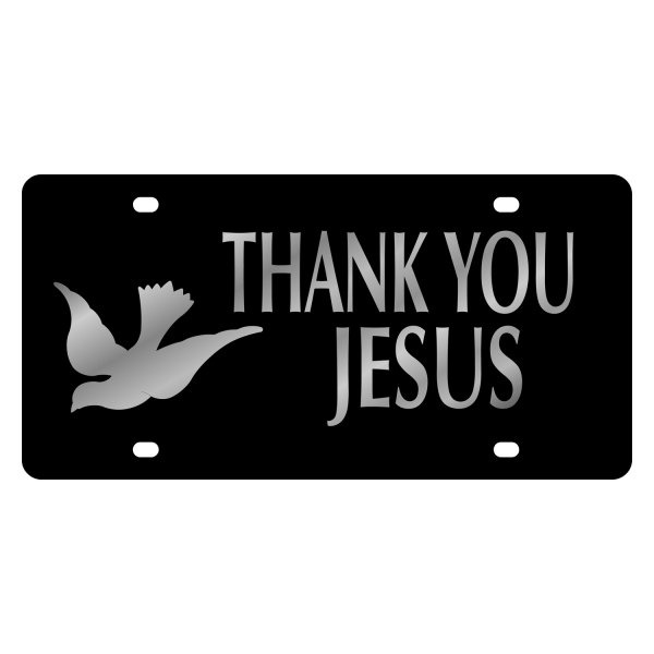 Eurosport Daytona® - LSN Lazertag License Plate with Thank You Jesus Logo