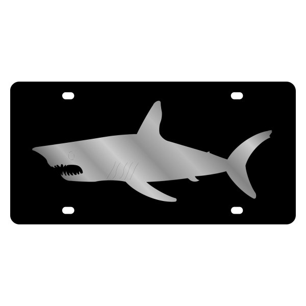 Eurosport Daytona® - LSN Lazertag License Plate with Shark Silhouette Logo