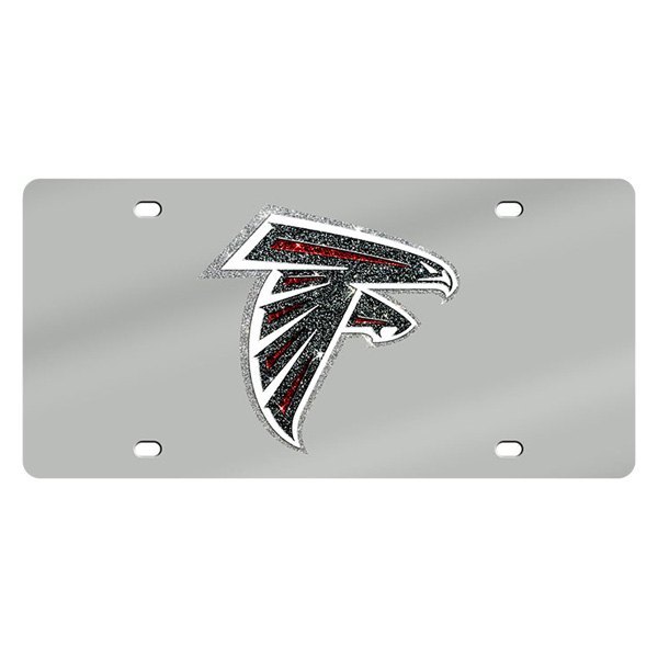 Atlanta Falcons Mirror License Plate With Laser Cut Acrylic Logo 