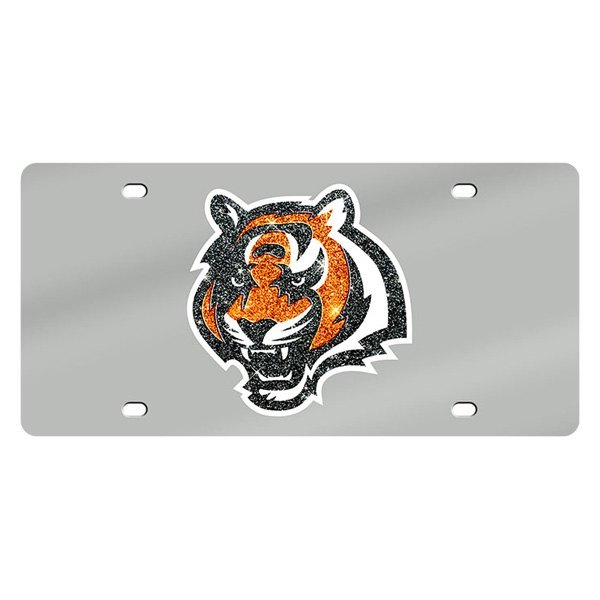 Eurosport Daytona® - License Plate with NFL Lazer Tag Cincinnati Bengals
