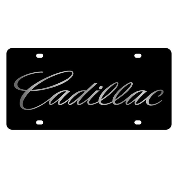 Eurosport Daytona® - GM License Plate with Script Cadillac Logo