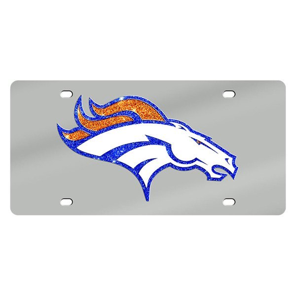 Eurosport Daytona® - License Plate with NFL Lazer Tag Denver Broncos