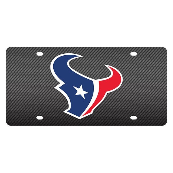 Eurosport Daytona® - License Plate with NFL Lazer Tag Houston Texans