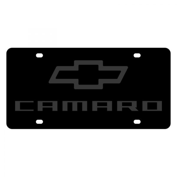 Eurosport Daytona® - GM License Plate with Camaro New Logo and Chevrolet Emblem