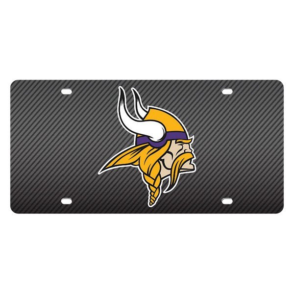 Eurosport Daytona® - License Plate with NFL Lazer Tag Minnesota Vikings