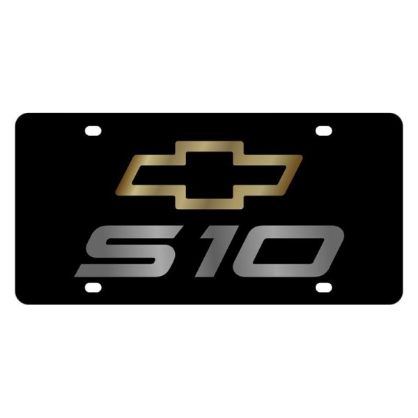 Eurosport Daytona® - GM License Plate with S10 Logo and Chevrolet Emblem