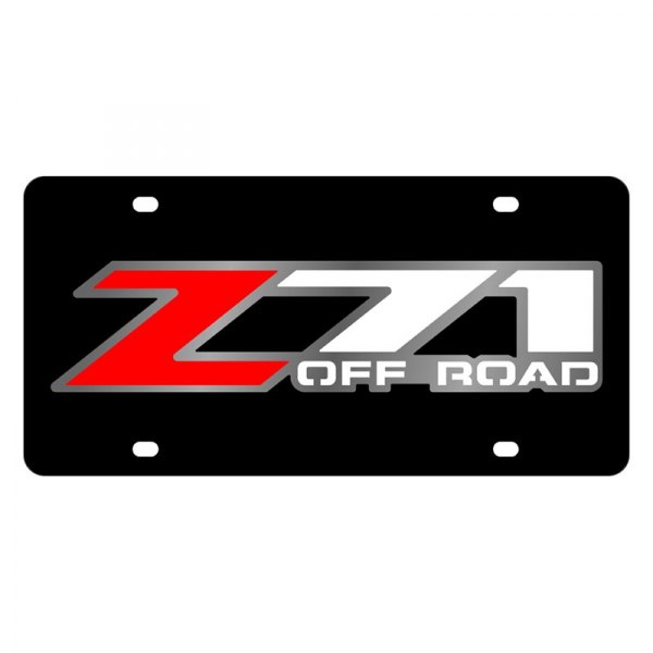 Eurosport Daytona® - GM License Plate with Style 1 Z71 Off Road Logo